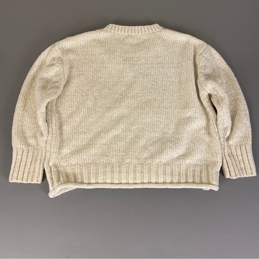 Cynthia Rowley Cream Chenille Knit Sweater | Size Medium | Excellent Condition - Picture 3 of 3
